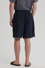 Bermuda Hombre Estampado Azul Marino