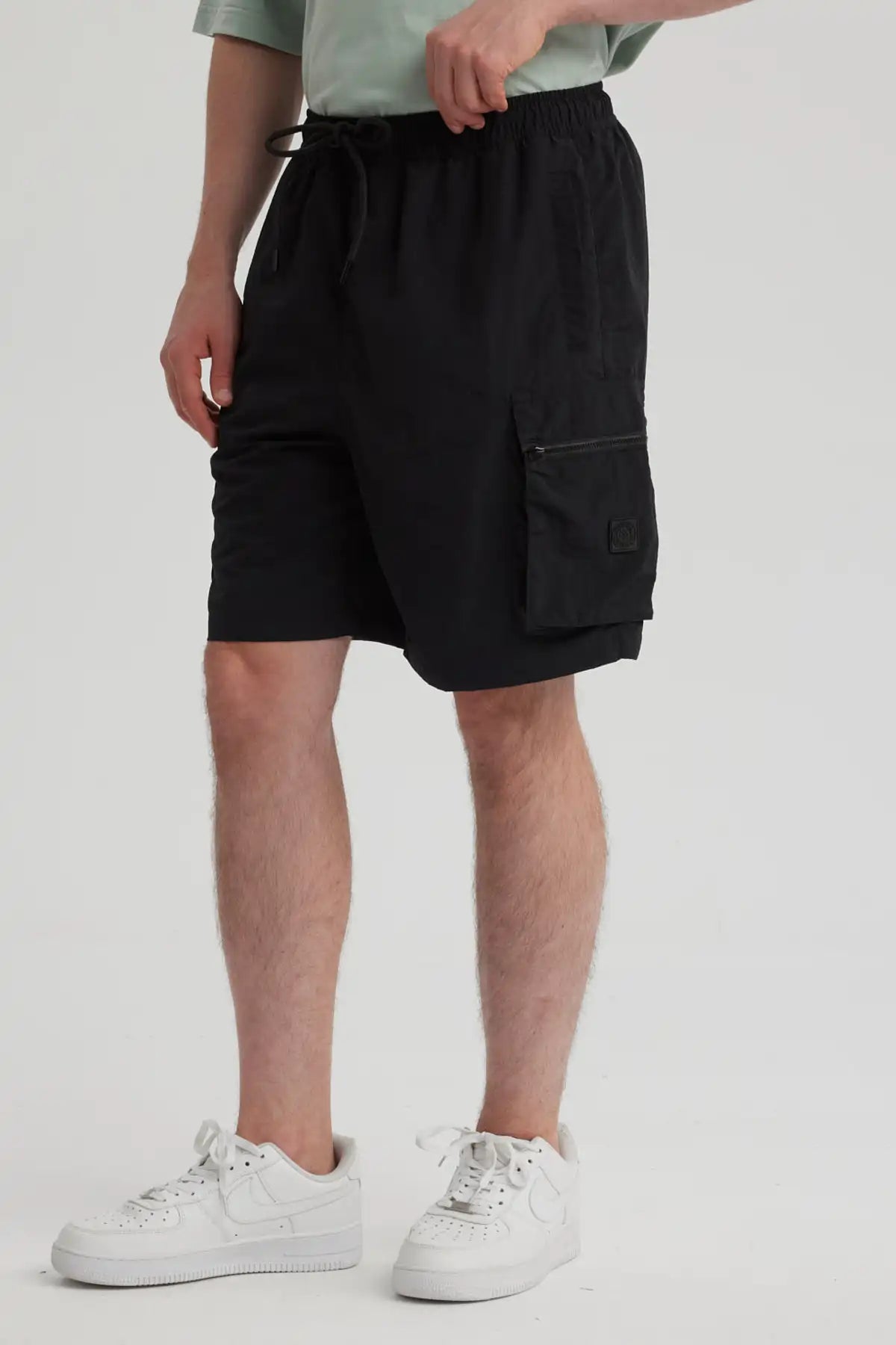 Bermuda Hombre Cargo Negro