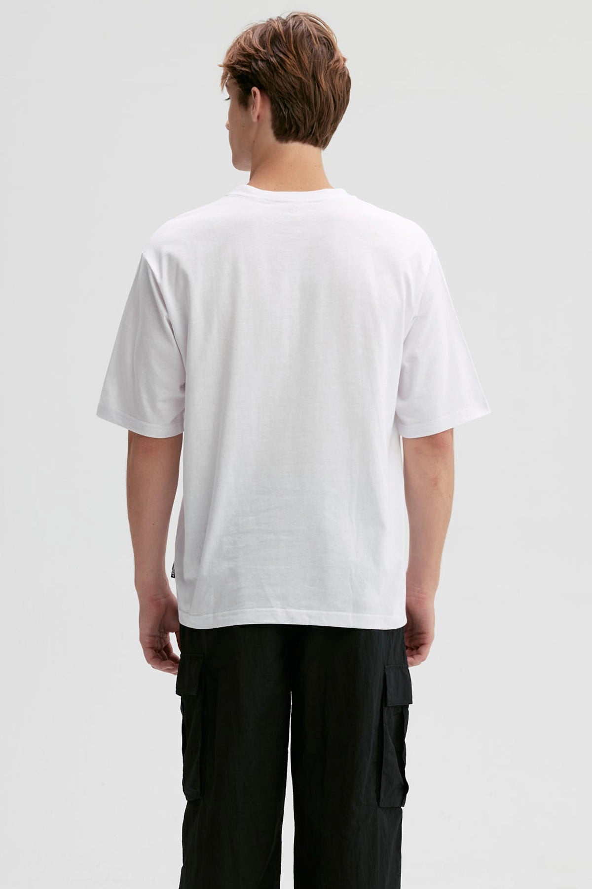 Polera Hombre Print Central Blanco