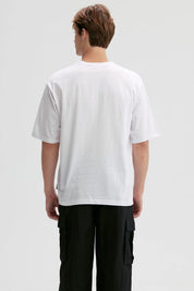 Polera Hombre Print Central Blanco