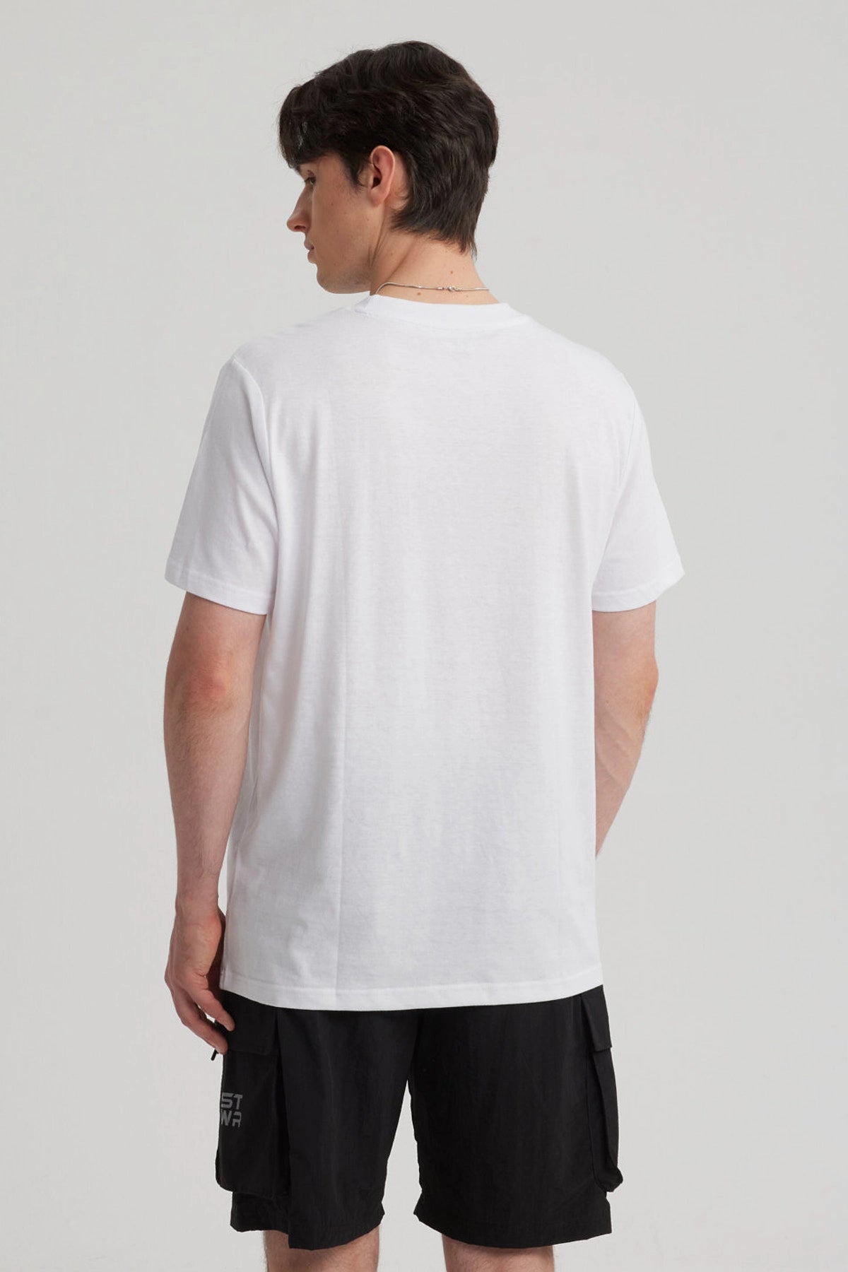 Polera Hombre Print Regular Fit Blanco