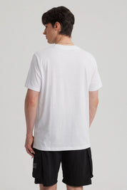 Polera Hombre Print Regular Fit Blanco