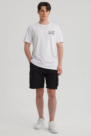 Polera Hombre Print Regular Fit Blanco