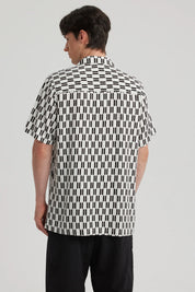 Camisa Hombre Cuello Cubano Rapport Blanco