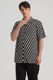 Camisa Hombre Cuello Cubano Rapport Negro