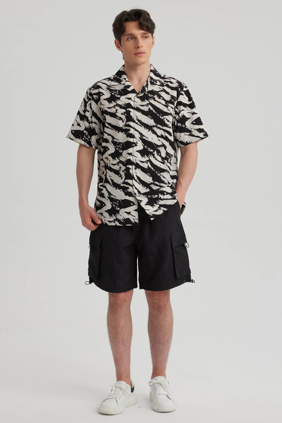 Camisa Hombre Rapport Negro