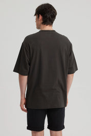 Polera Hombre Print Oversize Marengo