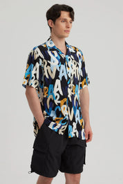 Camisa Hombre Rapport Negro