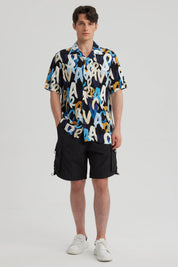 Camisa Hombre Rapport Negro