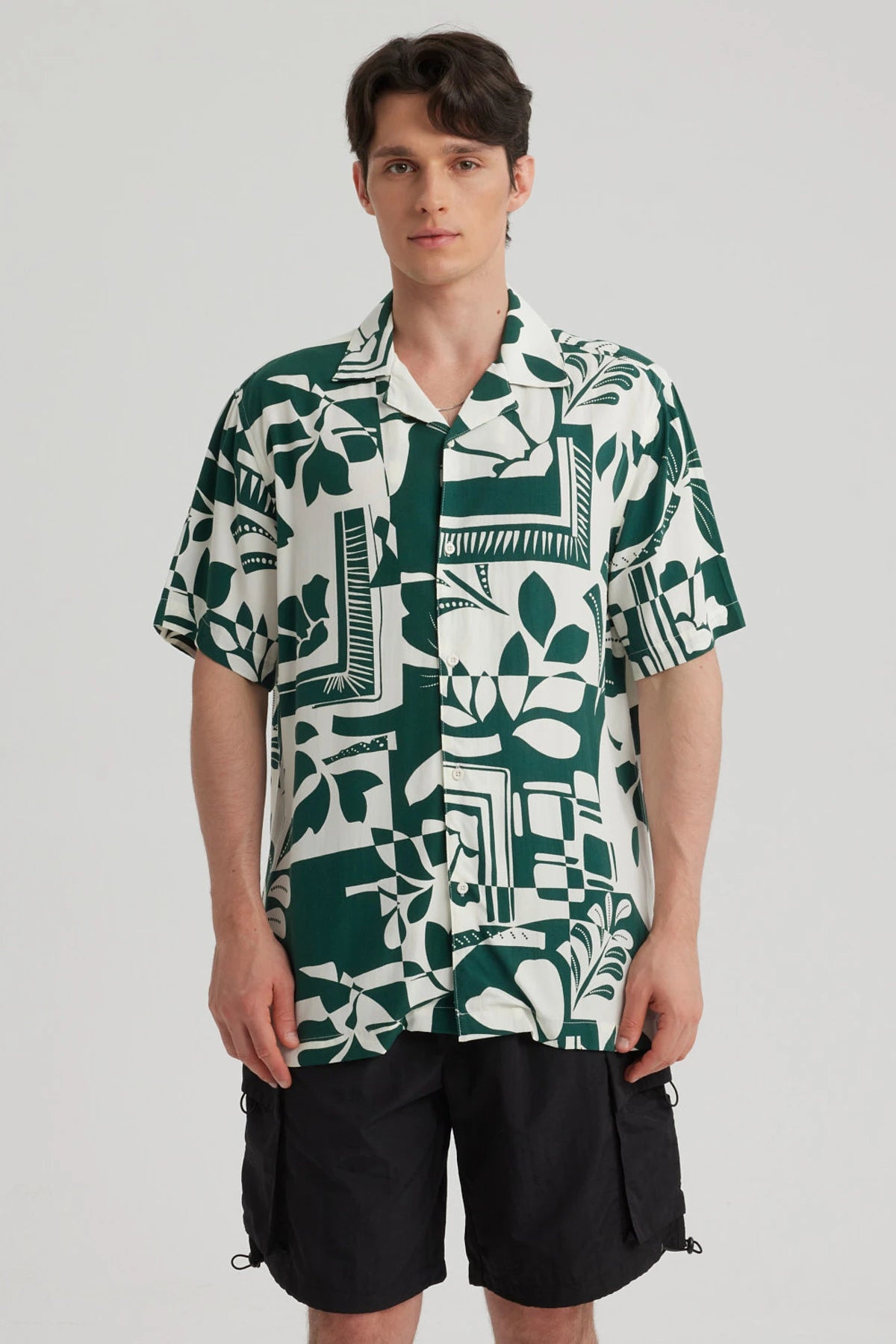 Camisa Hombre Rapport Verde