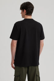 Polera Hombre Print Regular Fit Negro