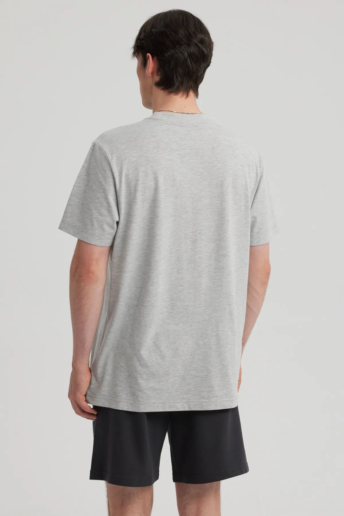 Polera Hombre Print Regular Fit Gris