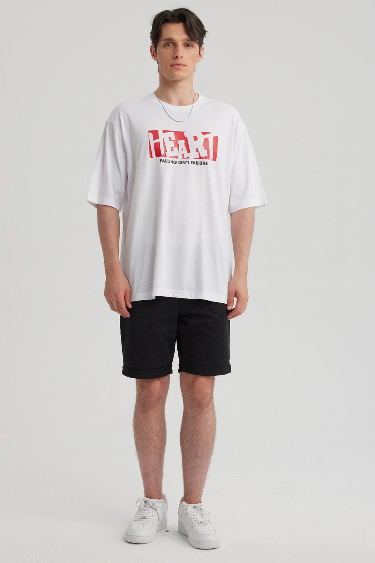 Polera Hombre Print Blanco