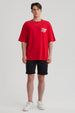 Polera Hombre Print Rojo