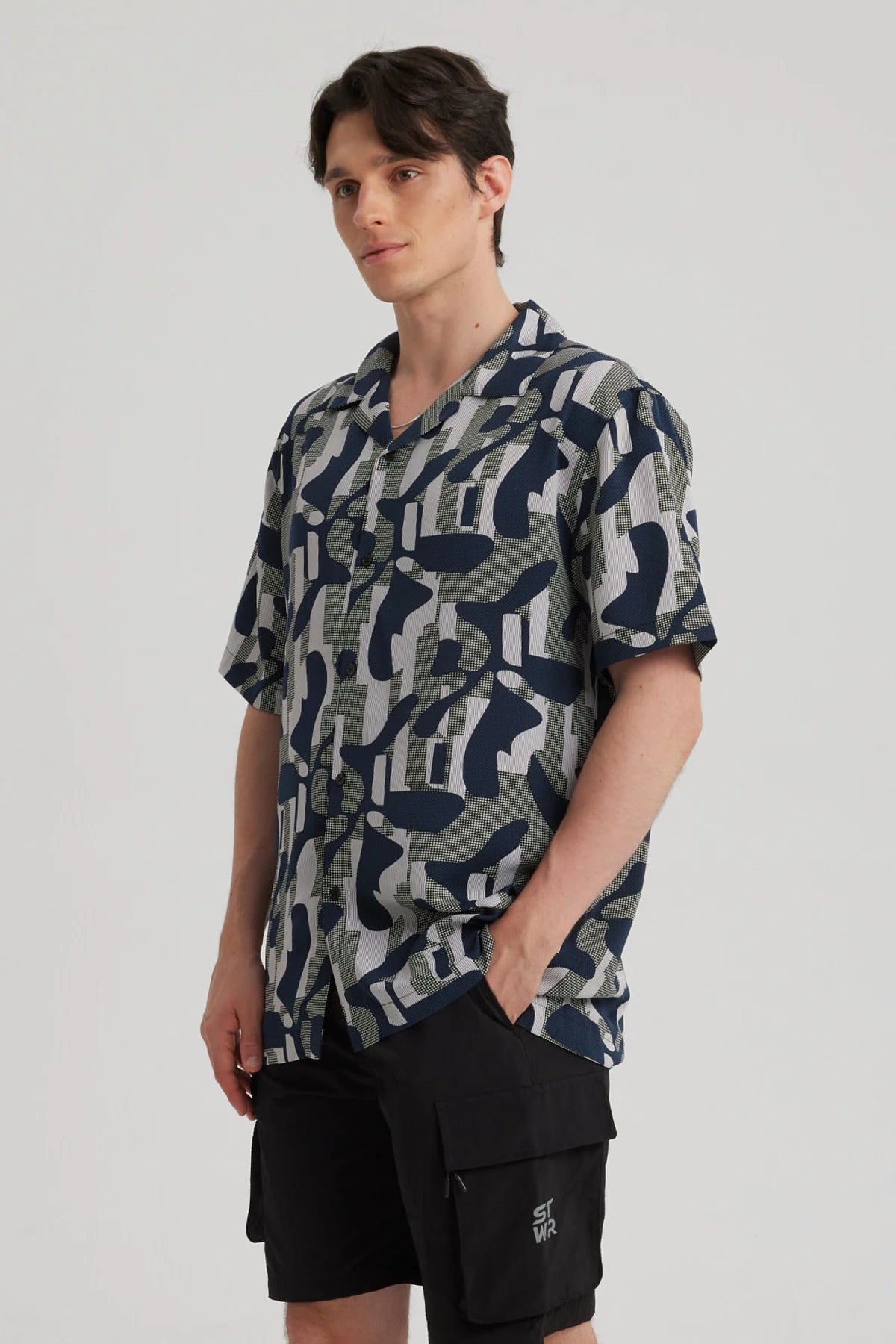 Camisa Hombre Rapport Azul