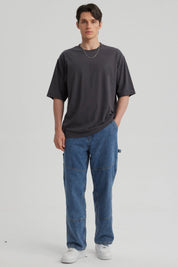 Polera Hombre Oversize Marengo