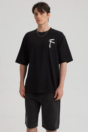 Polera Hombre Oversize Negro