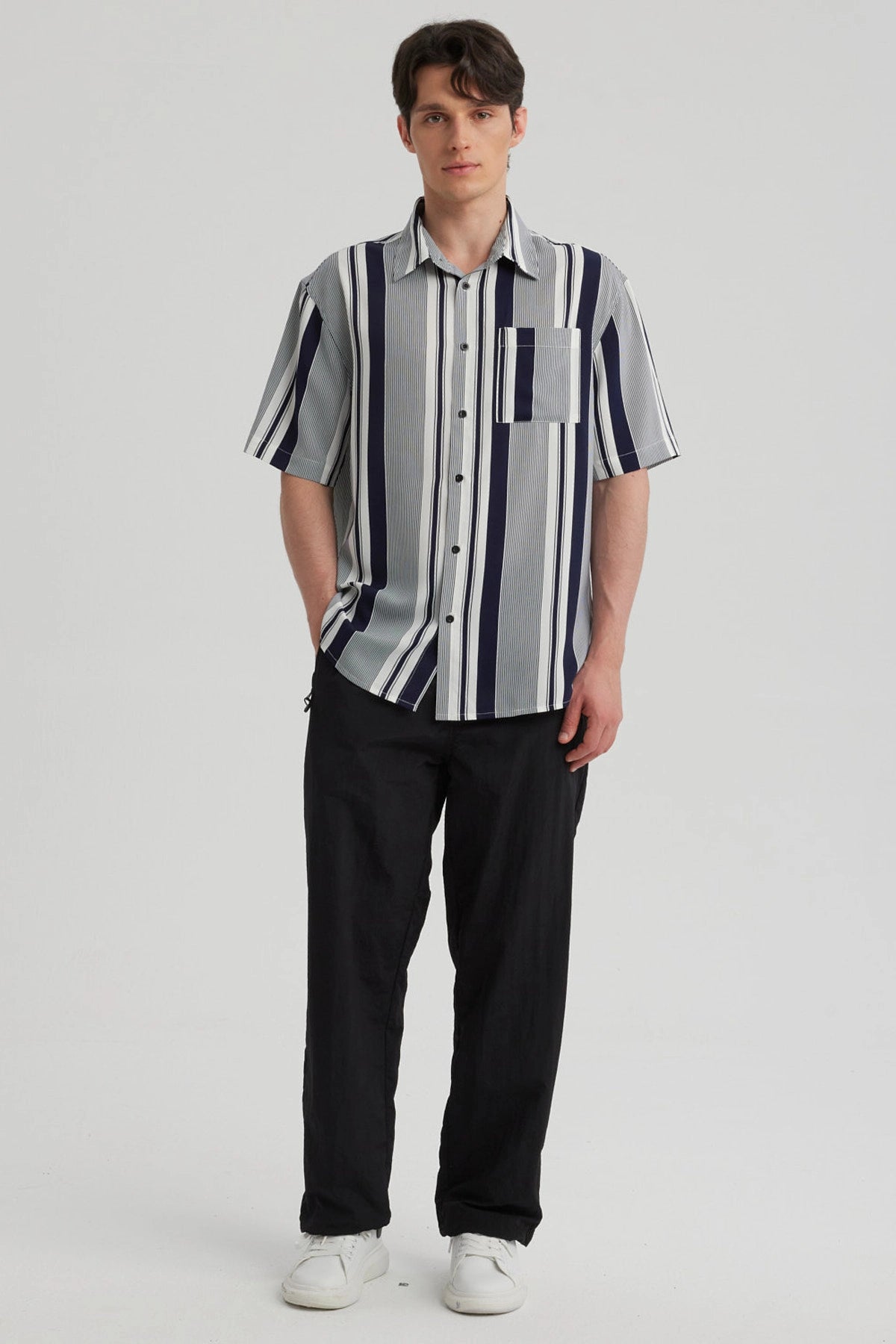 Camisa Hombre Rapport Azul