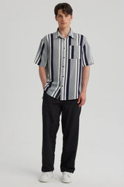 Camisa Hombre Rapport Azul