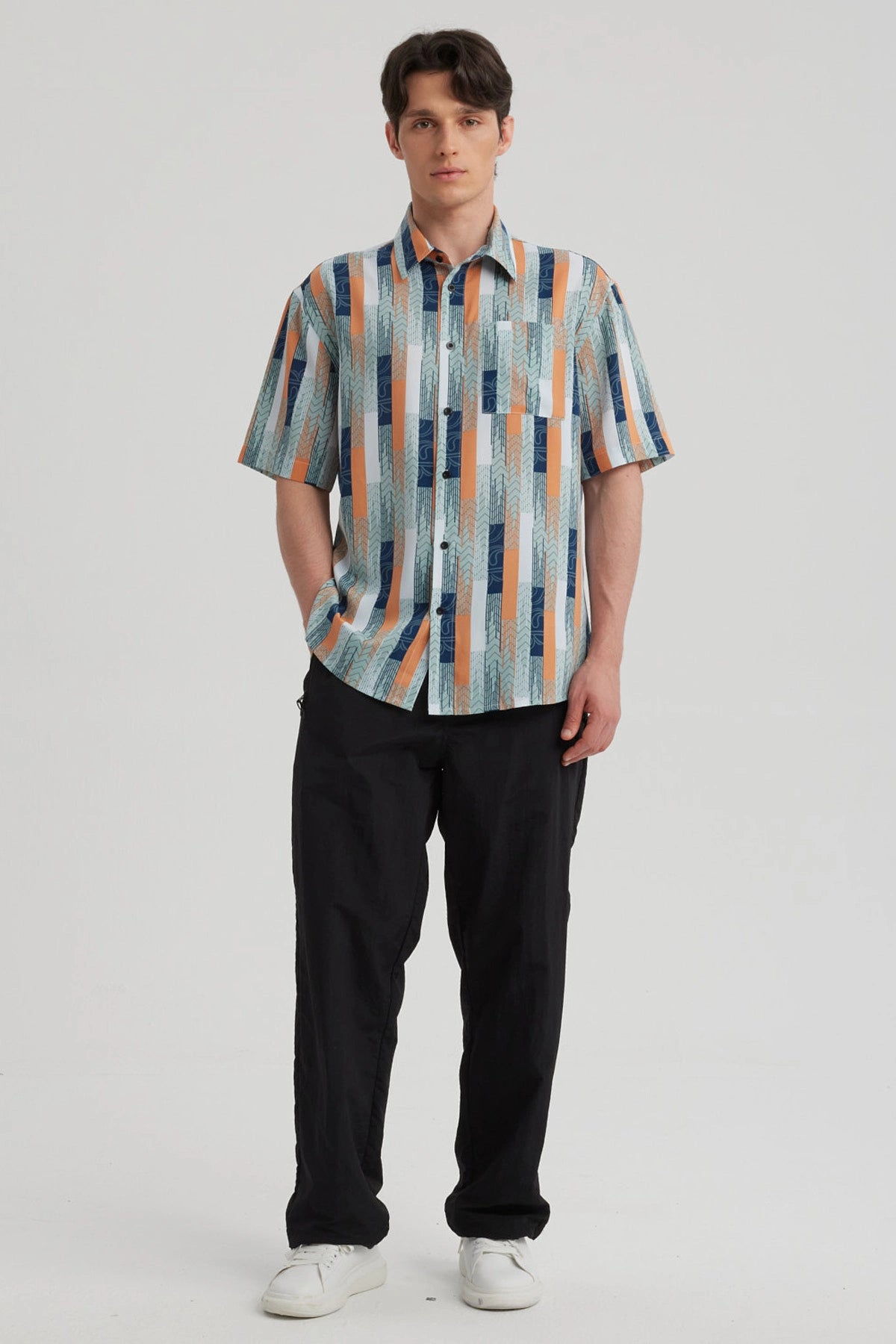 Camisa Hombre Rapport Verde