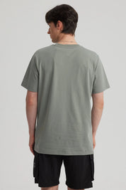 Polera Hombre Oversize Print Rosa