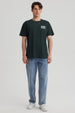 Polera Hombre Regular Fit Verde Oscuro