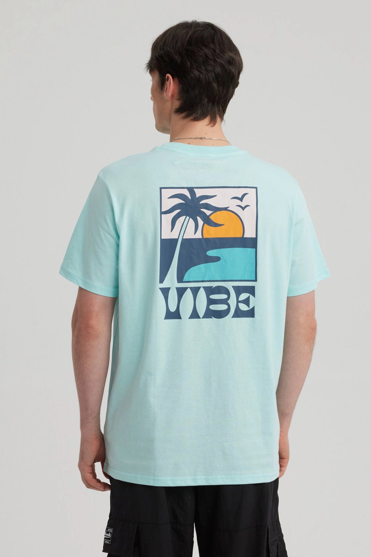 Polera Hombre Regular Fit Celeste