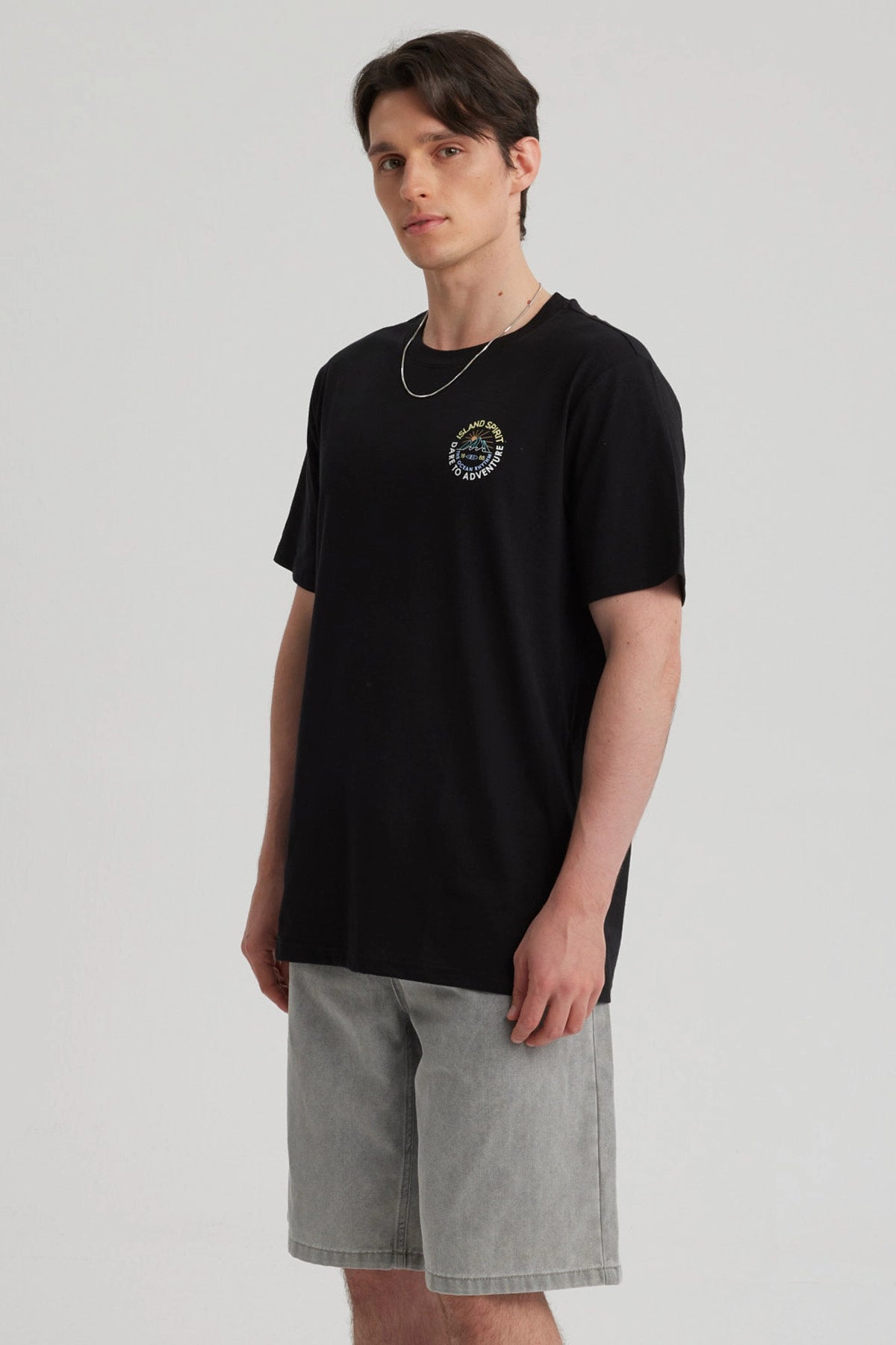 Polera Hombre Regular Fit Negro