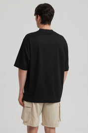 Polera Hombre Print Negro