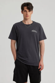 Polera Hombre Doble Print Marengo