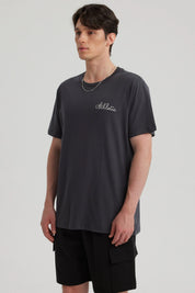 Polera Hombre Doble Print Marengo