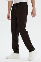 Pantalón Buzo Hombre Jogger Básico Chocolate