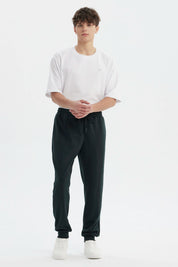 Pantalón Buzo Hombre Jogger Básico Verde