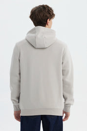 Polerón Hombre Full Zipper Basico Gris