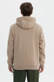 Polerón Hombre Hoodie Básico Kaki