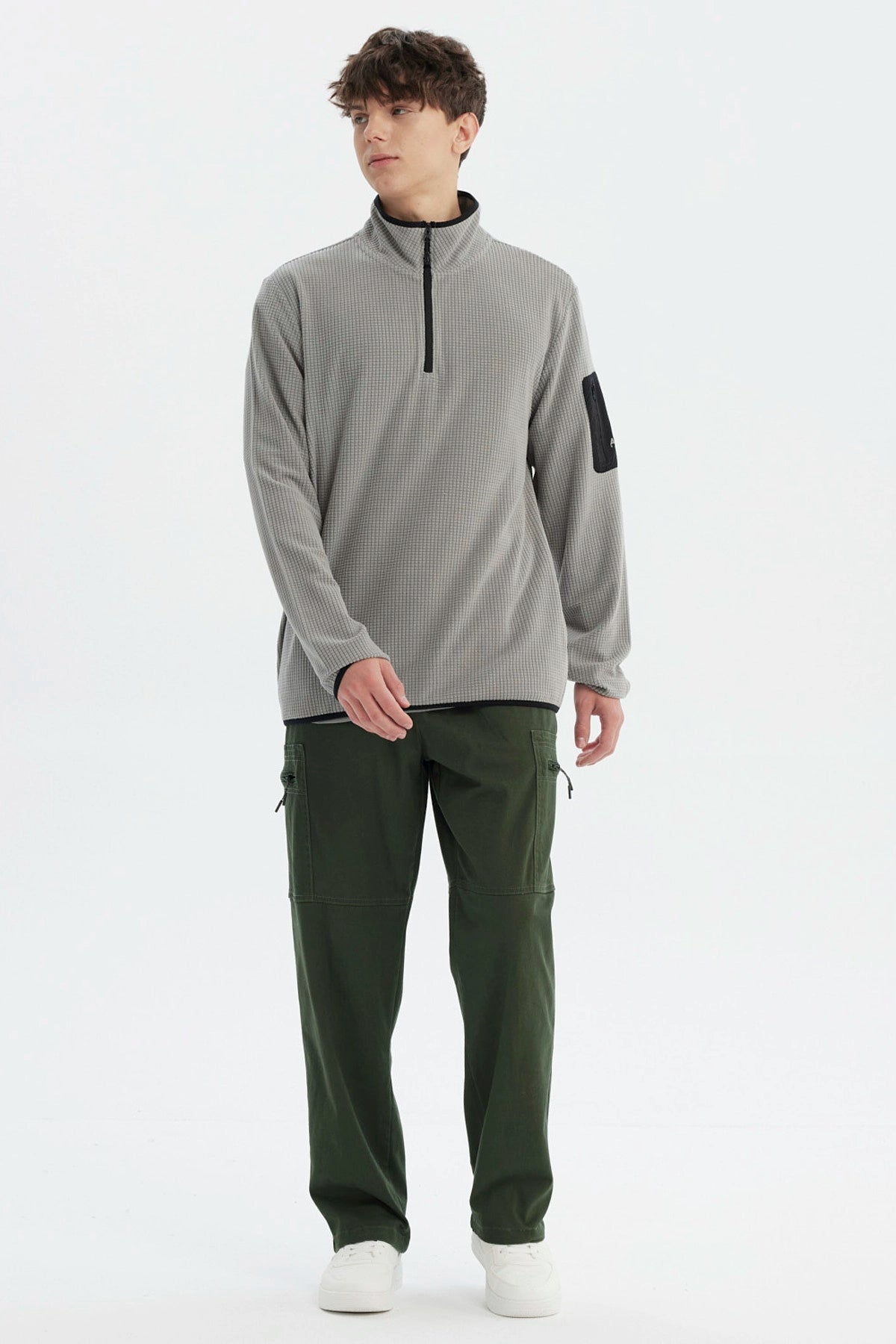 Polar Hombre Juvenil Slim Gris