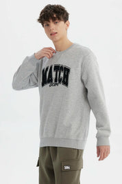 Polerón Hombre Slim Gris Melange