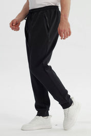 Pantalón Buzo Hombre Juvenil Pitillo Negro