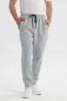 Pantalón Buzo Hombre Juvenil Pitillo Gris Melange