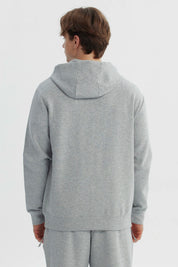 Polerón Hombre Slim Gris Melange