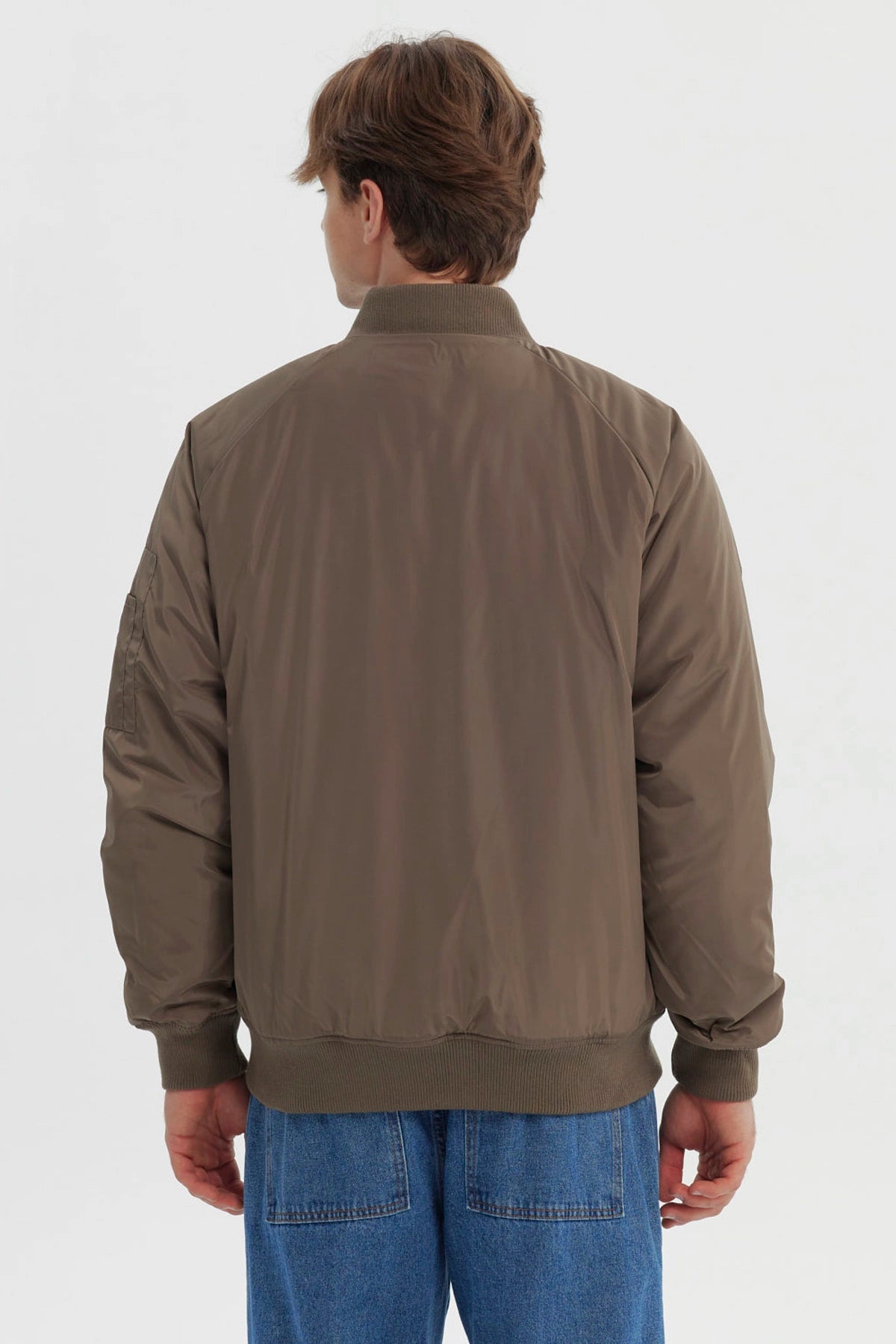Chaqueta Hombre Slim Marron Piedra
