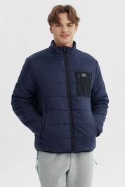 Parka Hombre Slim Reversible Negro