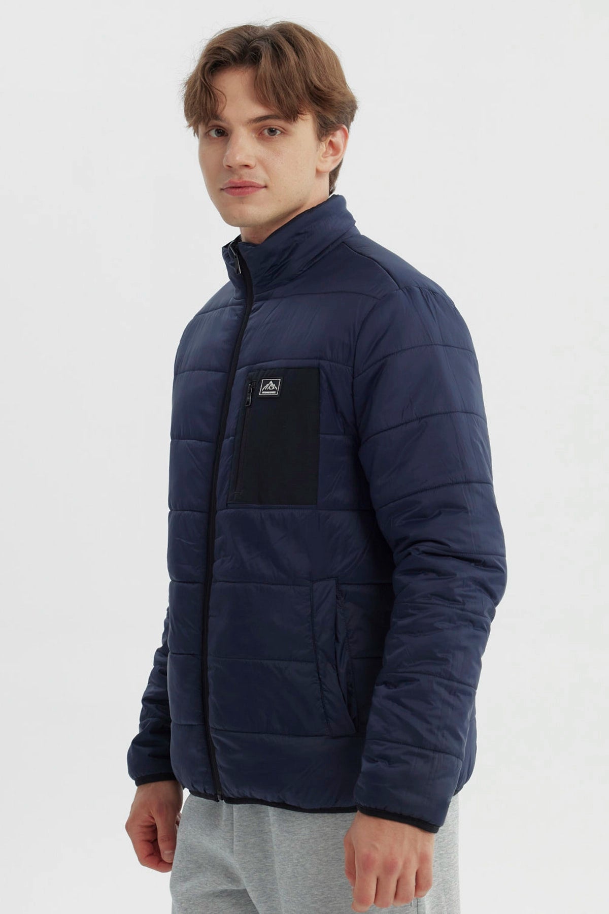 Parka Hombre Slim Reversible Negro