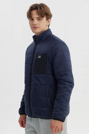Parka Hombre Slim Reversible Negro