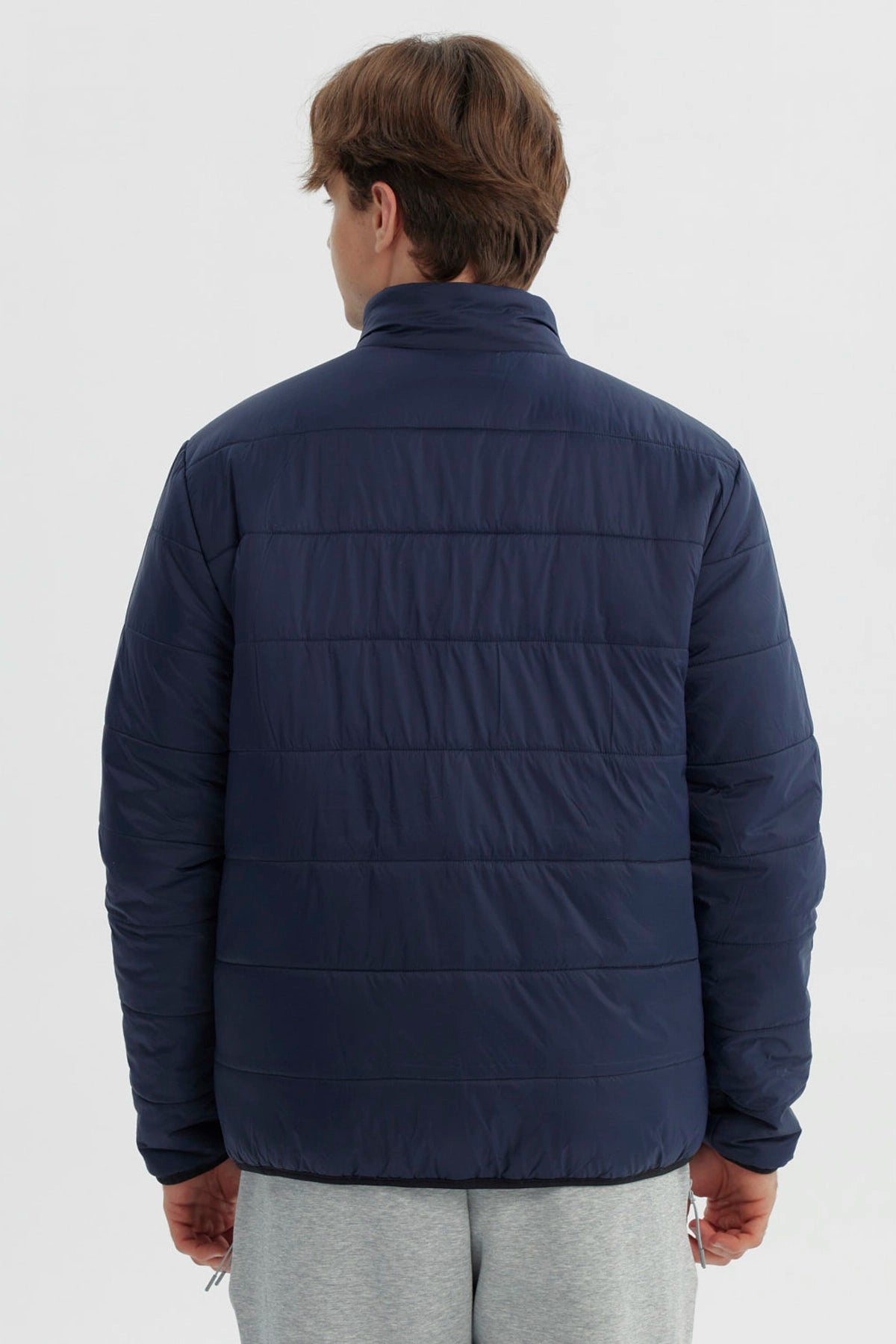 Parka Hombre Slim Reversible Negro