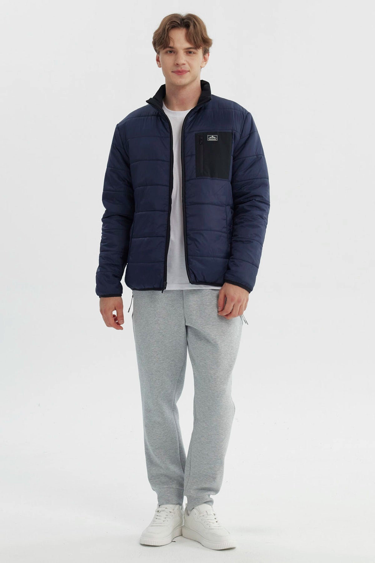 Parka Hombre Slim Reversible Negro