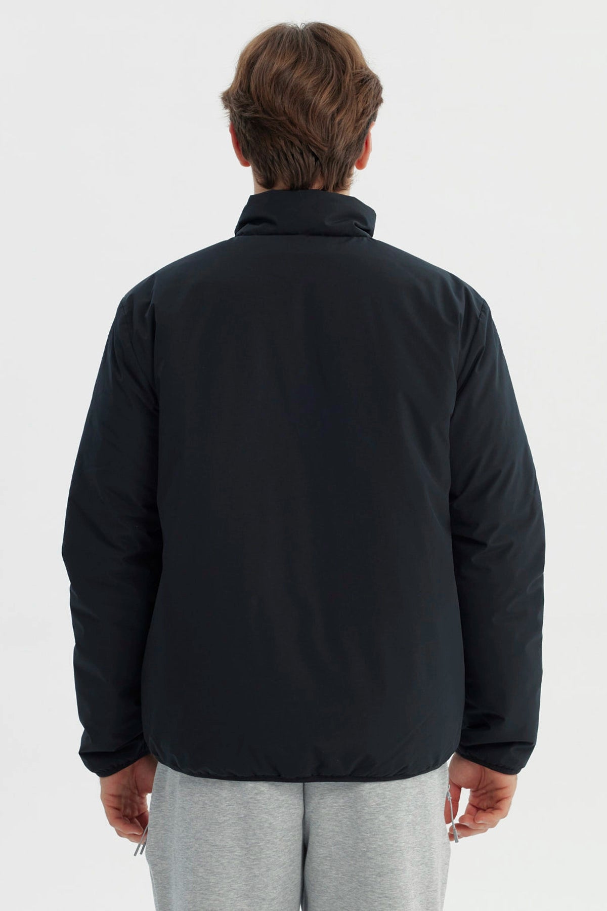 Parka Hombre Slim Reversible Negro