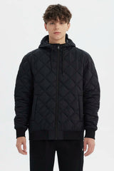 Parka Hombre Slim Negro
