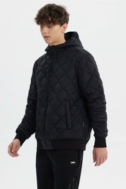 Parka Hombre Slim Negro
