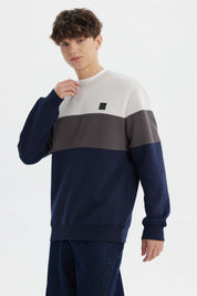 Polerón Hombre Slim Azul Marino